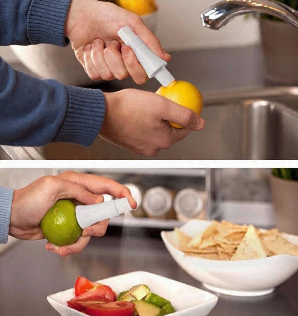 Zitronensaft-Sprüher – Frischer Saft direkt aus der Frucht, Küchenhelfer